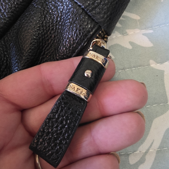 The Sak Black Leather Hobo Bag - Picture 9 of 14